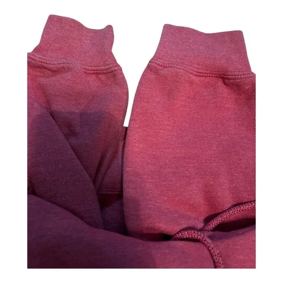 Miles City Montana Red Hoodie Size Large with Flaws - Picture 4 of 4